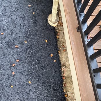 Asphalt Engineering - Extended the pavement beyond the front of posts - and happy to do it. - General Contractors Near Me - Bellingham, Massachusetts
