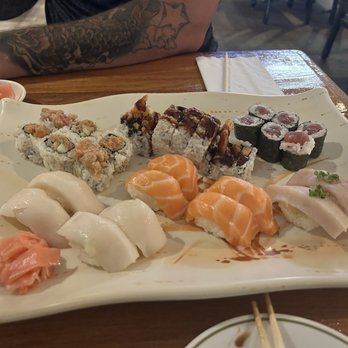 Sushin - Spicy tuna roll , tuna roll, Yummi Yummi Roll, salmon, yellow tail, white fish? - Sushi Bars Near Me - Murfreesboro, Tennessee