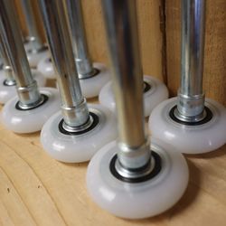 Our customers rave about the difference these nylon rollers make.