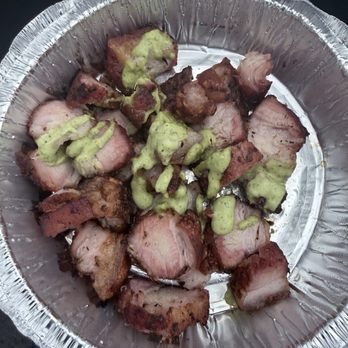 Kcarnicos - Chicharron is fresh and very flavorful. Reminds me of cook outs in the summer, in a word Delicious. - Italian Near Me - Aubrey, Texas