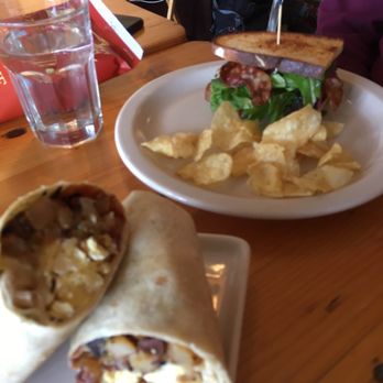 AntFarm - Breakfast burrito and a half portion of the BLT. - Bakeries Near Me - Sandy, Oregon AntFarm - Breakfast burrito and a half portion of the BLT. - Bakeries Near Me - Sandy, Oregon