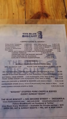 Menu photo 5 The Blue Biscuit Indianola, MS Menu photo 5 The Blue Biscuit Indianola, MS