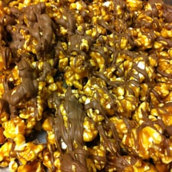 Popped! - Chocolate Drizzled Caramel Corn!
