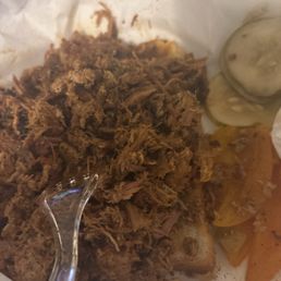 Pulled pork platter