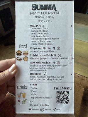 Menu photo 2 Summa Colorado Springs, CO Menu photo 2 Summa Colorado Springs, CO
