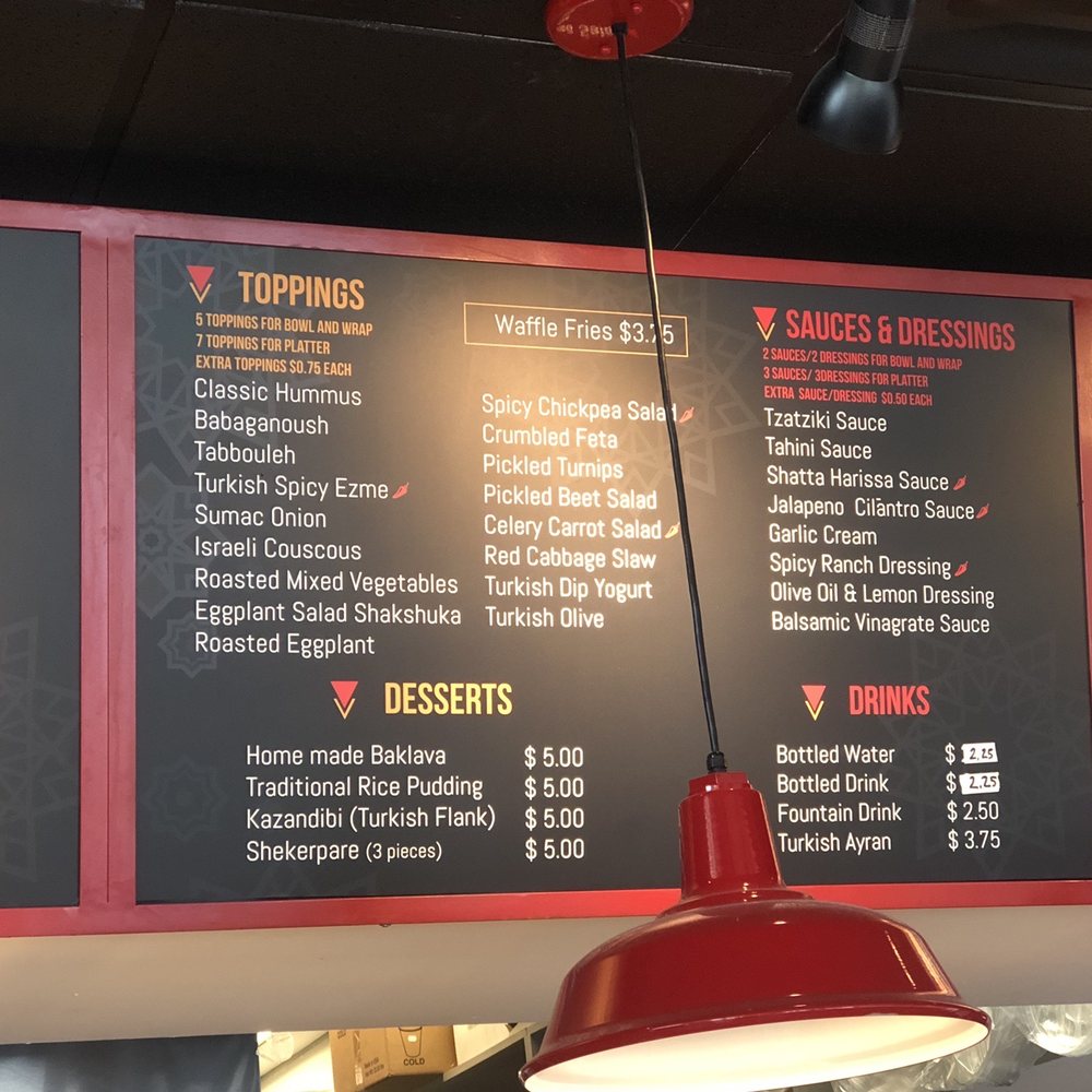 Menu (June 2022)