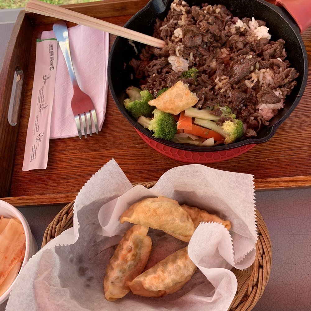 K-BBQ - Q1. Beef Bulgogi  S1. Fried Dumpling Delicious food! - Korean Near Me - Canton, Michigan
