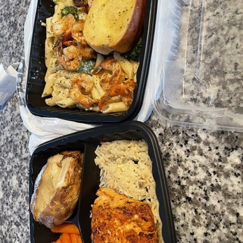 Cheddar's Scratch Kitchen - Salmon carrots baked potato. Shrimp Penne Pasta Alfredo - American Near Me - Pooler, Georgia Cheddar's Scratch Kitchen - Salmon carrots baked potato. Shrimp Penne Pasta Alfredo - American Near Me - Pooler, Georgia