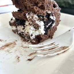 Dark Chocolate Oreo Cake Roll Waiting to be devoured Dark Chocolate Oreo Cake Roll Waiting to be devoured