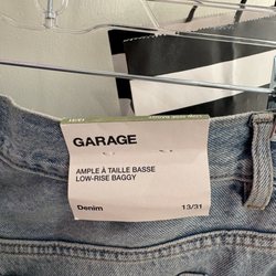 Garage - Type of pants