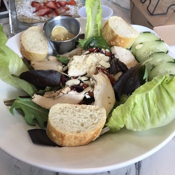 Baguette et Chocolat - My delish salad I ordered along with a crepe. Let's just say I couldn't finish it all. - Bakeries Near Me - Bee Cave, Texas