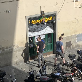 Monkey Bar - Had a birds eye view of the monkey bar at the apartment we stayed.  At night it seems pretty busy,  definitely worth checking out. - Italian Near Me - Florence, FI