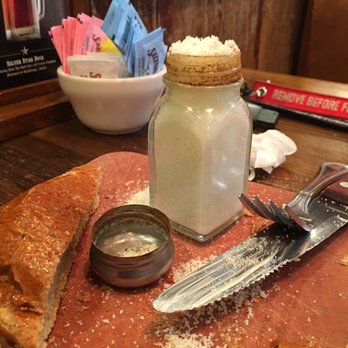 Saltgrass Steak House - When I unscrewed the salt shaker to figure out why no salt was coming out! - Steakhouses Near Me - Cedar Hill, Texas