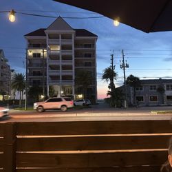 Coastal Pizza Kitchen - Sunset view from table