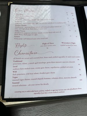 Menu photo 7 Slanted Window Tasting Station Franklin, NC