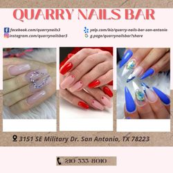 Quarry Nails Bar - How about getting your nails done like this? Let our team make your special day memorable!