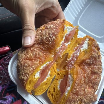 Bronx Bagels & Deli - Lox Bagel w Cream Cheese - Bagels Near Me - Deerfield Beach, Florida
