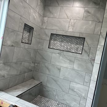 Baker Tile - Shower and partial bath enclosure - Tiling Near Me