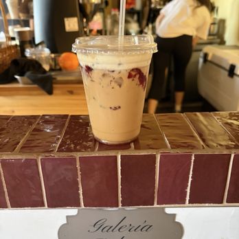 Earl - Peanut butter and jelly latte with raspberry reserves and whipped cream - Coffee & Tea Near Me - Nashville, Tennessee Earl - Peanut butter and jelly latte with raspberry reserves and whipped cream - Coffee & Tea Near Me - Nashville, Tennessee