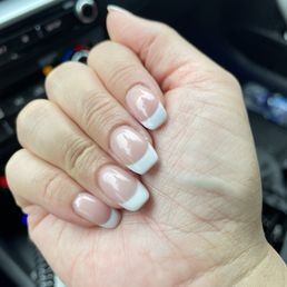 French gel nails French gel nails