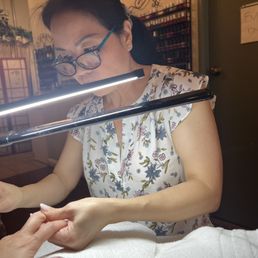 Tracy always helping me with my nails Tracy always helping me with my nails