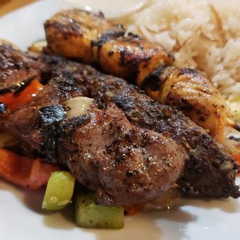 Al Wadi Cafe - Kebab combo (lunch portion) - Mediterranean Near Me - Bedford, Texas