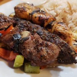 Al Wadi Cafe - Kebab combo (lunch portion)