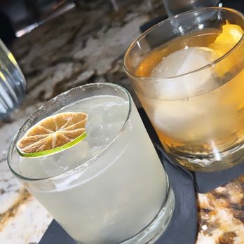 The Blind Pig - Habanero margarita (l) & Old-fashioned (r) - Cocktail Bars Near Me - White Plains, New York The Blind Pig - Habanero margarita (l) & Old-fashioned (r) - Cocktail Bars Near Me - White Plains, New York