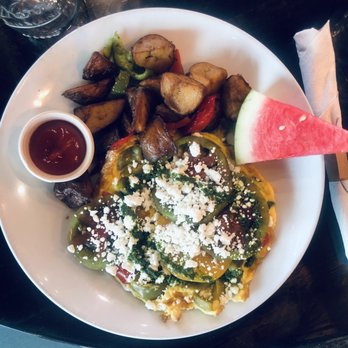 Farmer's Table - Heirloom tomato frittata; IG: @i__amhungry - New American Near Me - La Mesa, California