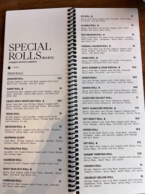 Menu photo 7 Mr. Sushi Valencia, CA