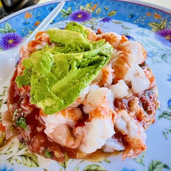 La Guerrerense - Ceviche Guerrerense con Camaron - Food Stands Near Me - Ensenada, BCN