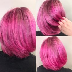 Alex at Ellebee Salon - All over pink
