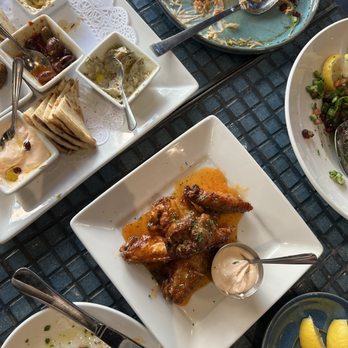 Baboush - Mezza Platter, Chicken Wings - Moroccan Near Me - Dallas, Texas