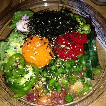 Poke Fix - Created my own regular bowl, $11 - Sushi Bars Near Me - Sacramento, California