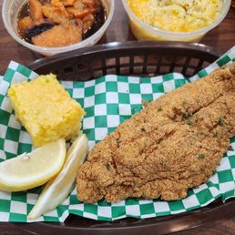 This was the best catfish, yams and mac and cheese I've had in El Paso This was the best catfish, yams and mac and cheese I've had in El Paso