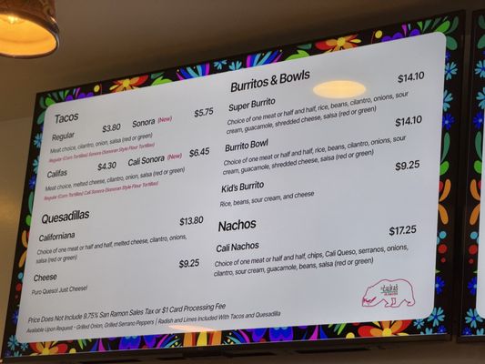 Menu photo 1 El Califas Tacos San Ramon, CA Menu photo 1 El Califas Tacos San Ramon, CA