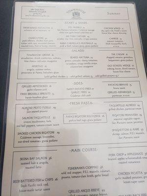 Menu photo 4 Townhouse Emeryville, CA