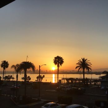 Best Western Plus Island Palms Hotel & Marina - Sunrise over downtown - San Diego, CA