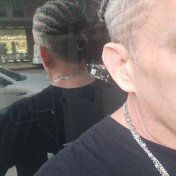 Paul Mitchell The School Pasadena - Corn rows w/lines through the fade.. wwwhhatt!?? Feelin' soooo fresh & sooo clean - Hair Salons Near Me - Pasadena, California