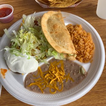 Leonardo's Mexican Food - Number 7. Enchilada and taco. $7.49. - Mexican Near Me - Indianapolis, Indiana