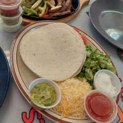 Chili Hills - Combo fajitas - pretty good (might get them again someday) 11-12-23