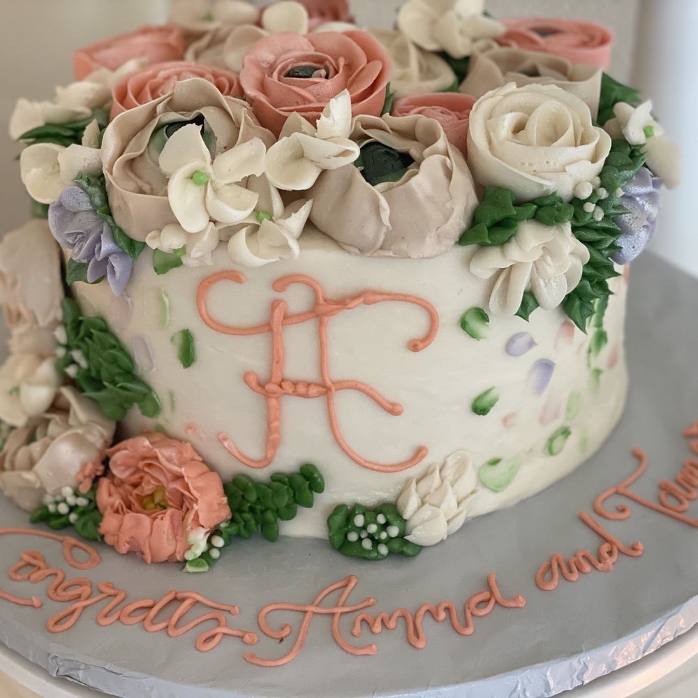 Morfey's Cake - a decorated cake with flowers - Bakeries Near Me - Seattle, Washington