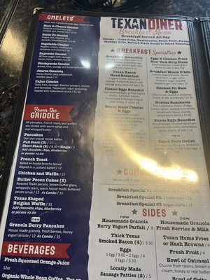 Menu photo 2 Texan Diner Haslet, TX Menu photo 2 Texan Diner Haslet, TX