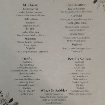 Bar Ella Pacific Beach - Drinks menu - Cocktail Bars Near Me - San Diego, California