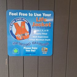 Moreau State Park - Safety first!