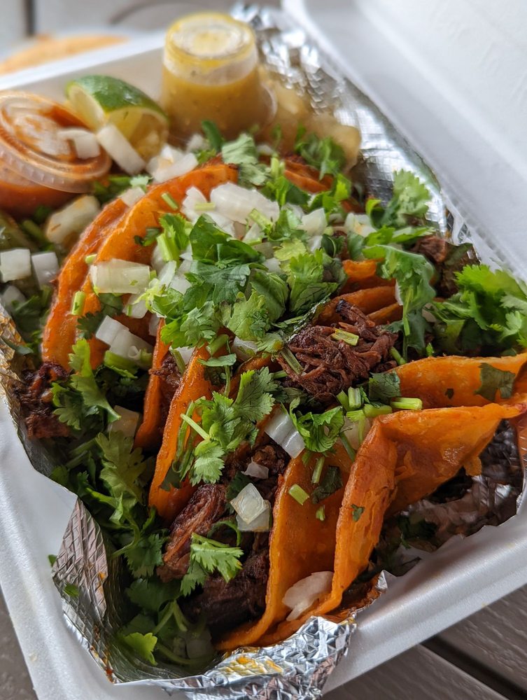 Food from Tacos El Primo