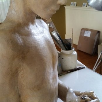 The Peachbelt Studio - Sculpture in the studio at The Peachbelt Gallery - Art Galleries Near Me - Fennville, Michigan