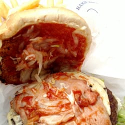 Paul's Famous Hamburgers - The Special with cheese
