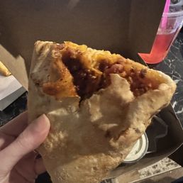 BBQ Chicken Calzone