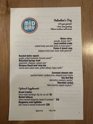 Menu photo 2 The Midway Santa Cruz, CA Menu photo 2 The Midway Santa Cruz, CA